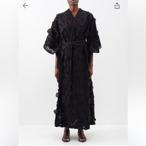 La Vie Style House 3D lace Maxi Wrap Dress